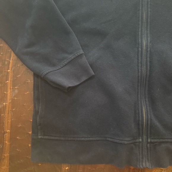 Brooks Brothers Dark Blue Zip-Up Hoodie - Picture 4 of 14